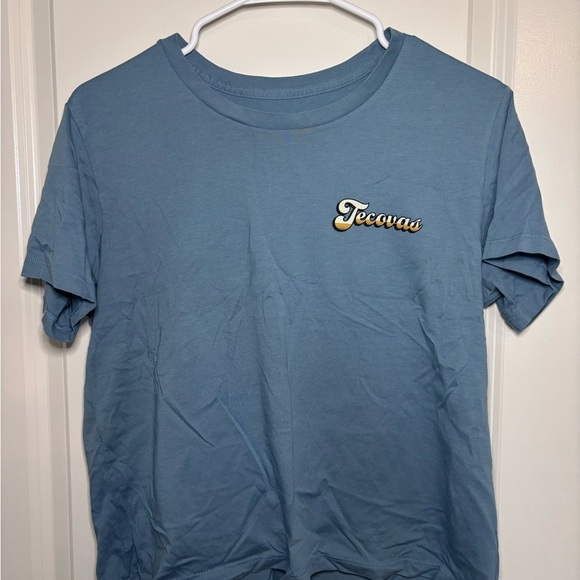 Tecovas Tops - Tecovas Blue Women’s Hip Length Graphic Shirt